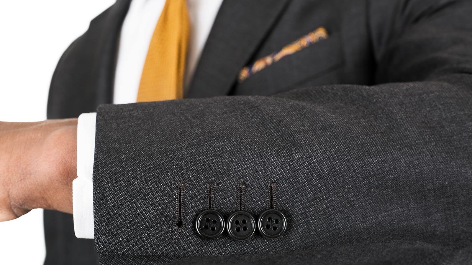 Charcoal Pick & Pick Suit